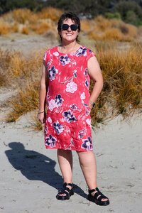 AE Luxe Harlow Cap Sleeve Floral Dress
