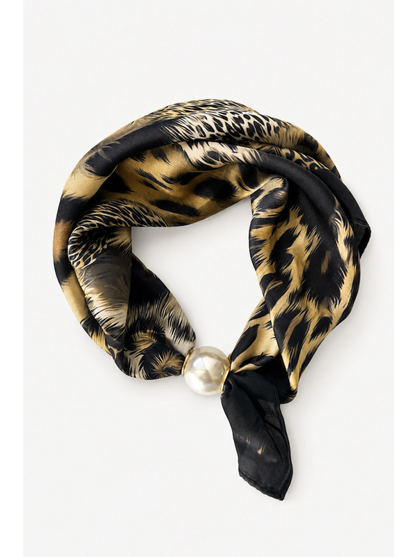 Antler Safari Blend Pearl Fasten Neck Tie