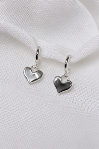 She Jewellery Heart Drop Earrings
