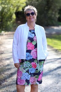 Foil Ruffle Neck Jacket