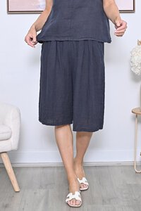 AE Luxe Knee Length Linen Short