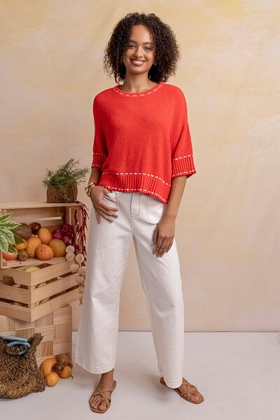 Elm Honey Knit Top-shop-by-style-Hello Cyril.