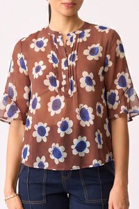Memo Romantic Sleeve Blouse