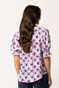 Leila + Luca Violet Bloom Honey Blouse