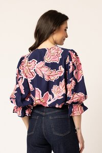 Leila + Luca Pink Petal Fleur Top