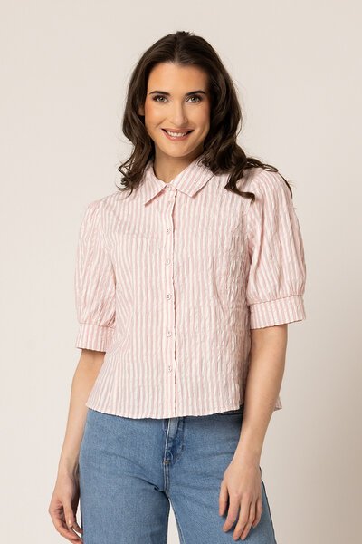 Leila + Luca Aligned Shirt-hc-new-Hello Cyril.