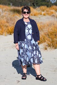 AE Luxe One Button Linen Jacket