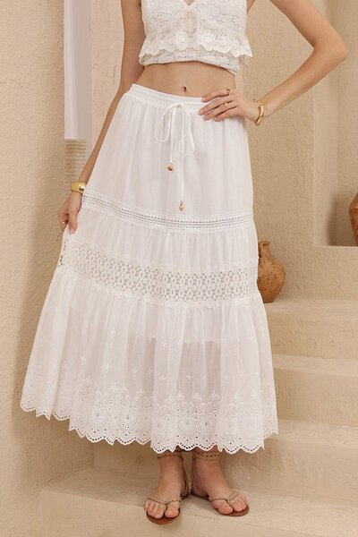 Iris Maxi Sienna Lace Skirt-hc-new-Hello Cyril.
