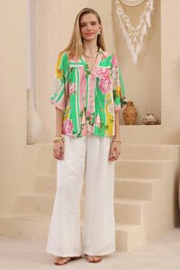 Iris Maxi Amara Kimono Top