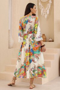 Iris Maxi Valentina Paisley Maxi Dress