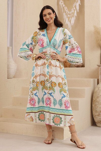 Iris Maxi Serena Border Print Maxi Dress-hc-new-Hello Cyril.