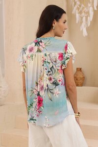 Iris Maxi Kalani Tropical Top