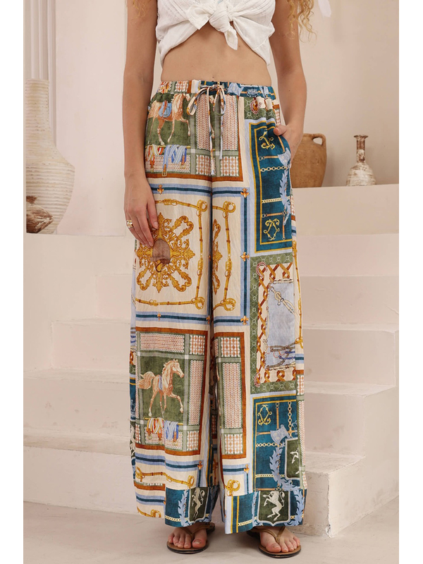 Iris Maxi Bellini Wide-Leg Pant