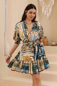 Iris Maxi Beatrix Equestrian Dress