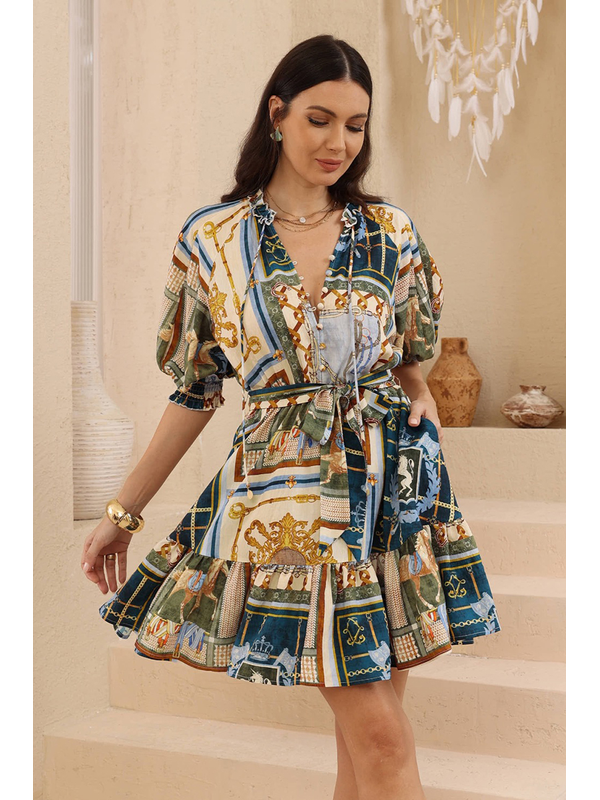 Iris Maxi Beatrix Equestrian Dress
