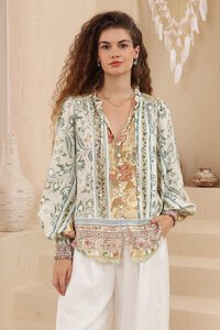 Iris Maxi Odette Botanical Shirt