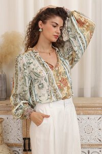 Iris Maxi Odette Botanical Shirt