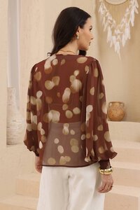 Iris Maxi Genevieve Ruffle Blouse