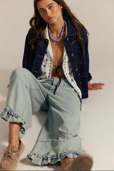 Smaibulun Ruffle Detail Hem Jean-hc-new-Hello Cyril.