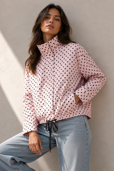 Smaibulun Polka Dot Spray Jacket-hc-new-Hello Cyril.