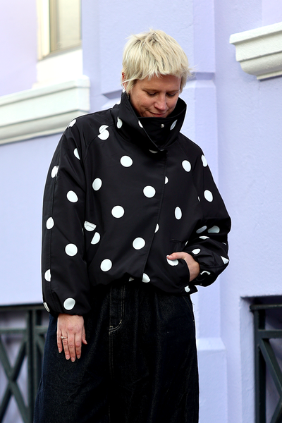 Smaibulun Stud Polka Dot Jacket-hc-new-Hello Cyril.