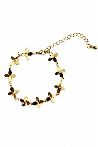 Tiger Tree Gold Flower Garland Bracelet-hc-shop-by-style-Hello Cyril.