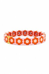 Tiger Tree Pink and Pink Daisy Tile Bracelet