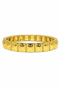 Tiger Tree Gold Heart Tile Bracelet