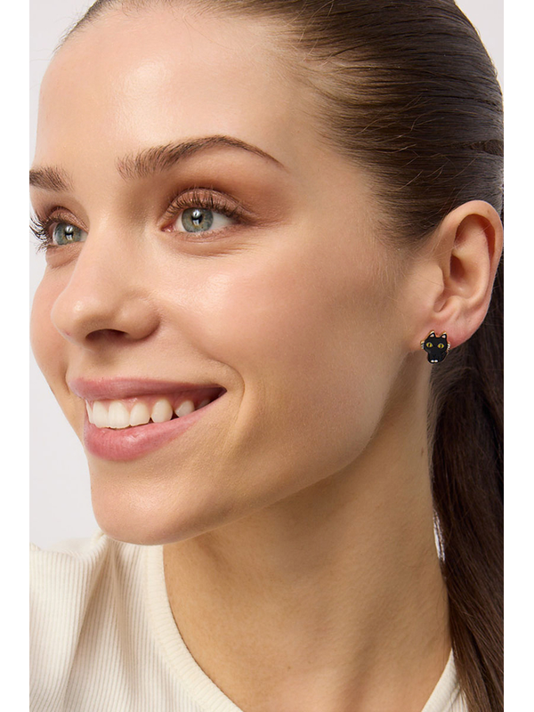 Tiger Tree Tux Studs Earrings