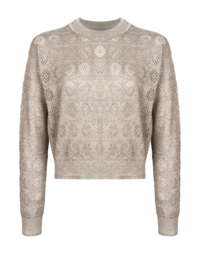Storm Lurex Cable Sweater
