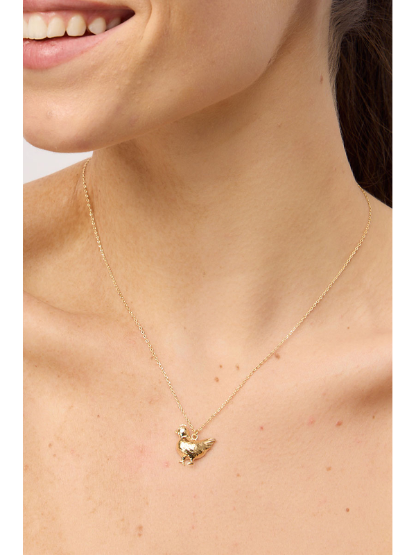 Tiger Tree Gold Chick Necklace