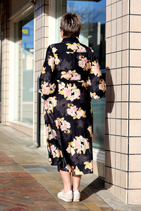 Sambara Printed Long Sleeve Shirt Dress