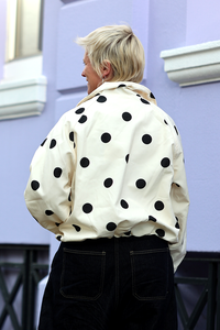 Smaibulun Stud Polka Dot Jacket