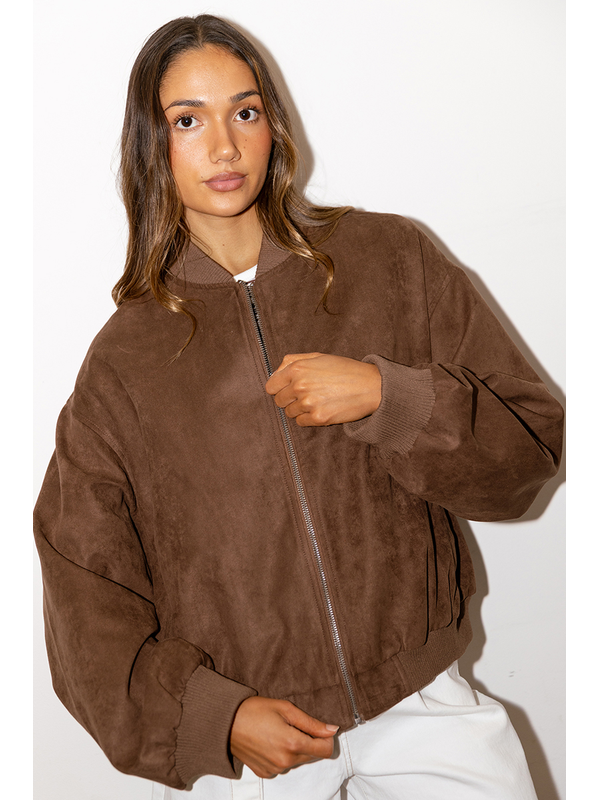 Foxwood Evie Suede Bomber 