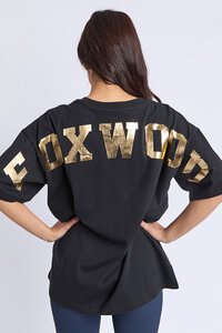 Foxwood Metallic Interval Tee