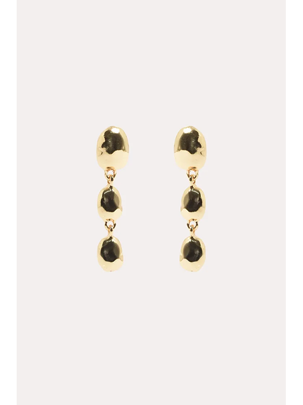 Adorne Metal Pod Drop Earrings