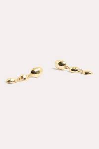 Adorne Metal Pod Drop Earrings