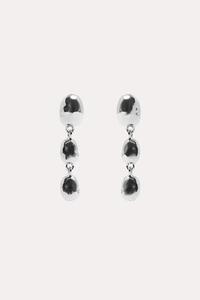 Adorne Metal Pod Drop Earrings
