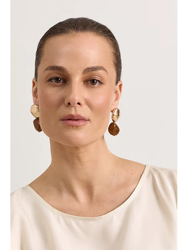 Adorne Resin Drop Earrings