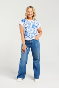 Zafina Aria Blue Blossom Top