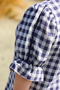 Seduce Sadie Check Top