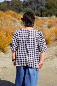 Seduce Sadie Check Top
