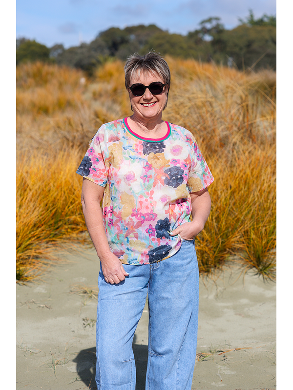 Seduce Lina Floral Canvas Top