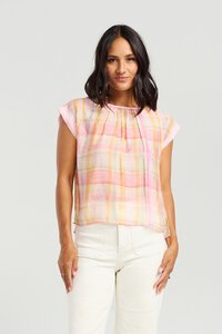 Nmbr Rose Sunset Blush Sallie Top