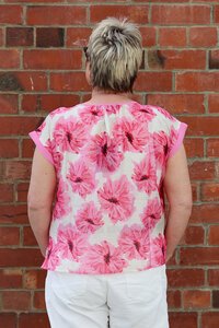 Nmbr Rose Pink Bloom Sallie Top