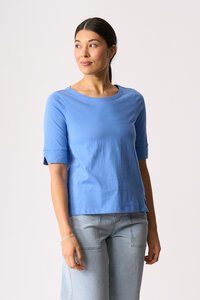 Esplanade Wide Neck Elbow Sleeve Tee