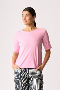 Esplanade Wide Neck Elbow Sleeve Tee