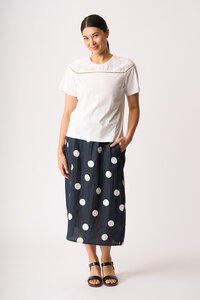 Memo Broderie Detail Tshirt