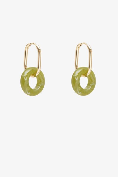 Antler Stone Drop Earrings - Fern-hc-new-Hello Cyril.