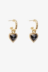 Antler Twilight Heart Earrings